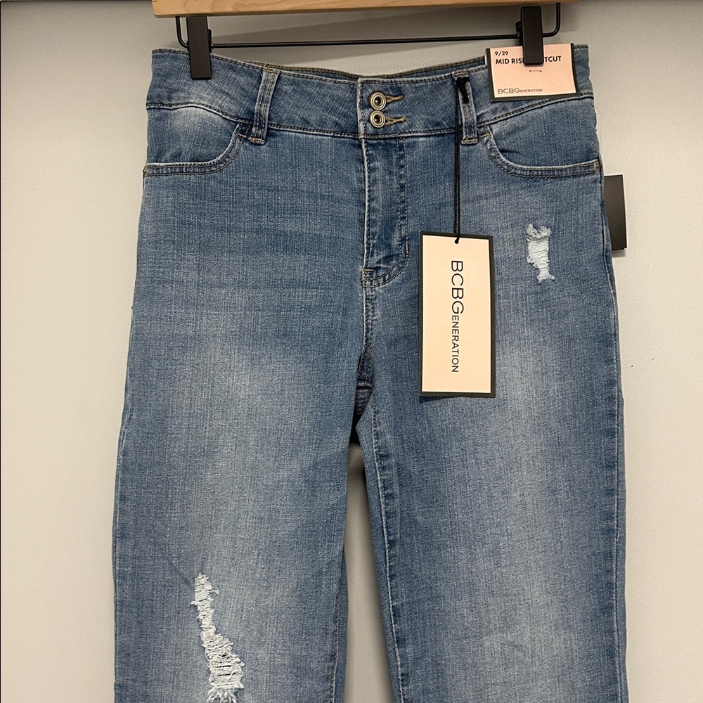 BCBG Mid Rise Bootcut Jeans - Picture 2 of 6